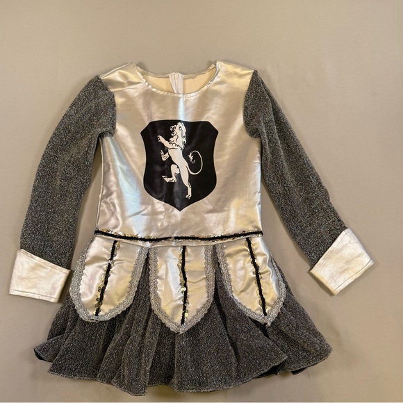 Silver and Gray Knight Costume for Kids - Size 5/6 - Picture 1 of 6